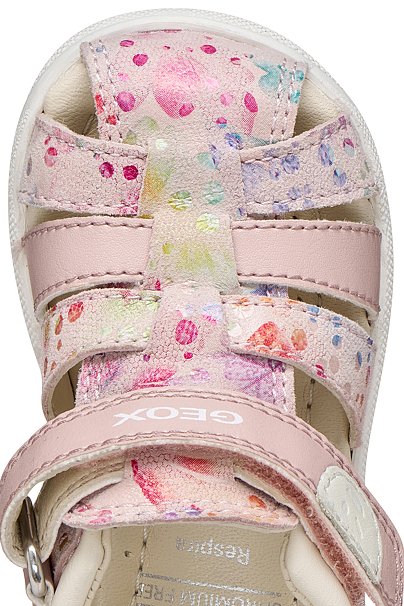 Βρεφικά Παπούτσια Geox Sandal Macchia για Κορίτσια Light Rose/Multicolour (Μεγέθη 19-26)