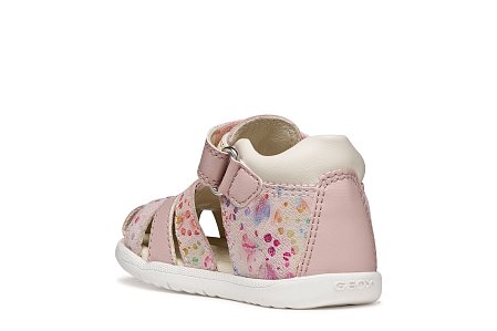 Βρεφικά Παπούτσια Geox Sandal Macchia για Κορίτσια Light Rose/Multicolour (Μεγέθη 19-26)