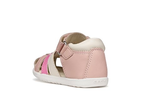 Βρεφικά Παπούτσια Geox Sandal Macchia για Κορίτσια Light Rose/Pink (Μεγέθη 19-26)
