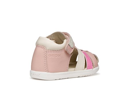 Βρεφικά Παπούτσια Geox Sandal Macchia για Κορίτσια Light Rose/Pink (Μεγέθη 19-26)