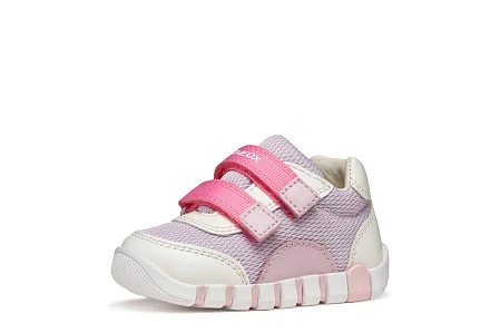 Βρεφικά Παπούτσια Geox Iupidoo για Κορίτσια White/Lilac (Μεγέθη19-26)