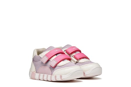 Βρεφικά Παπούτσια Geox Iupidoo για Κορίτσια White/Lilac (Μεγέθη19-26)