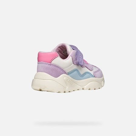Βρεφικά Παπούτσια Geox Ciufciuf για Κορίτσια Off White/Lilac (Μεγέθη 20-27)