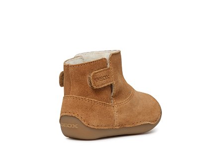 Βρεφικά Παπούτσια Geox Tutim για Κορίτσια Brown (Μεγέθη 19-22)