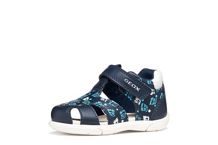 Βρεφικά Παπούτσια Geox Sandal Zapito για Αγόρια Dark Navy/White (Μεγέθη 19-26)