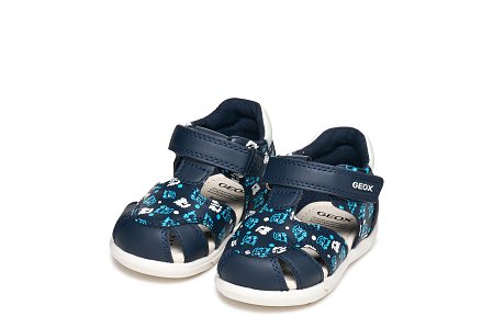 Βρεφικά Παπούτσια Geox Sandal Zapito για Αγόρια Dark Navy/White (Μεγέθη 19-26)