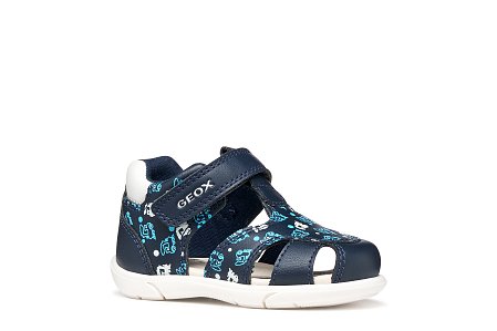 Βρεφικά Παπούτσια Geox Sandal Zapito για Αγόρια Dark Navy/White (Μεγέθη 19-26)