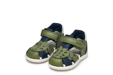 Βρεφικά Παπούτσια Geox Sandal Zapito για Αγόρια Pistachio/Navy (Μεγέθη 19-26)