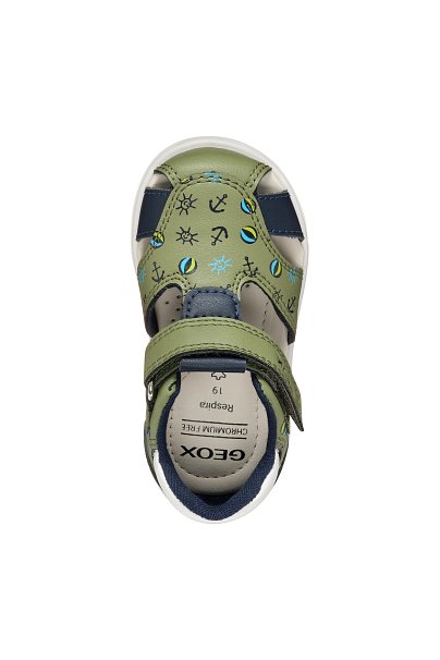 Βρεφικά Παπούτσια Geox Sandal Zapito για Αγόρια Pistachio/Navy (Μεγέθη 19-26)