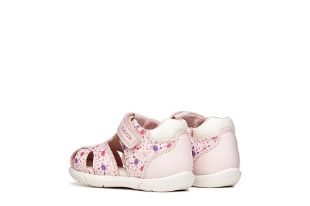 Βρεφικά Παπούτσια Geox Sandal Zapito για Κορίτσια Light Pink/White (Μεγέθη 19-26)
