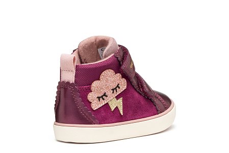 Βρεφικά Παπούτσια Geox Gisli για Κορίτσια Dark Purple Cloud (Μεγέθη 21-27)