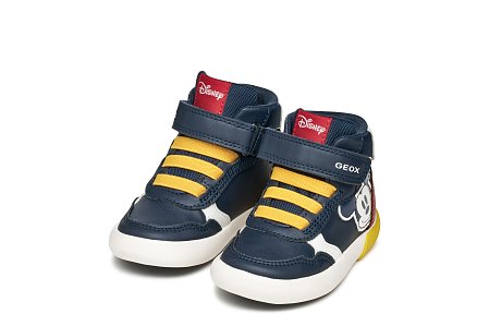Βρεφικά Παπούτσια Geox B Gisili για Αγόρια Mickey Navy/Red (Μεγέθη 22-27)