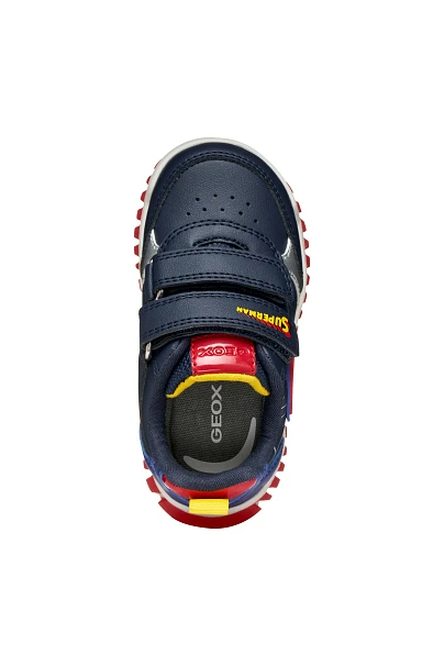 Βρεφικά Παπούτσια Geox Lightyloo για Αγόρια Navy Superman (Μεγέθη 23-27)