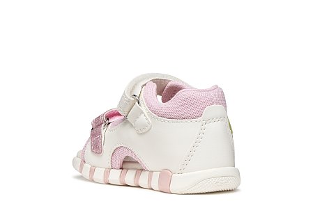 Βρεφικά Παπούτσια Geox Sandal Iupidoo για Κορίτσια White/Pink (Μεγέθη 20-26)