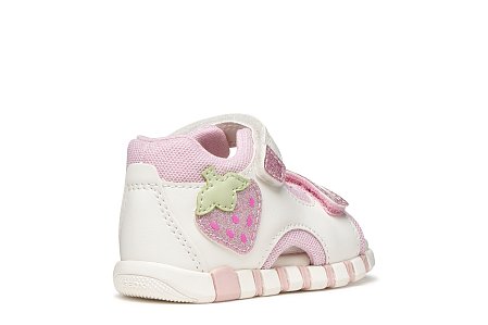 Βρεφικά Παπούτσια Geox Sandal Iupidoo για Κορίτσια White/Pink (Μεγέθη 20-26)