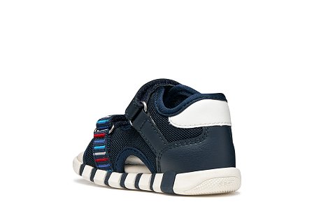 Βρεφικά Παπούτσια Geox Sandal Iupidoo για Αγόρια Navy/Red (Μεγέθη 20-26)