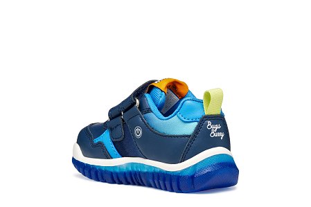 Βρεφικά Παπούτσια Geox Lightyloo για Αγόρια Bugs Bunny Azure (Μεγέθη 21-27)