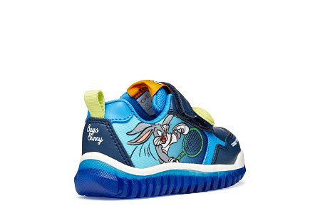 Βρεφικά Παπούτσια Geox Lightyloo για Αγόρια Bugs Bunny Azure (Μεγέθη 21-27)