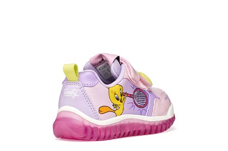 Βρεφικά Παπούτσια Geox Lightyloo για Κορίτσια Tweety Lilac (Μεγέθη 20-27)