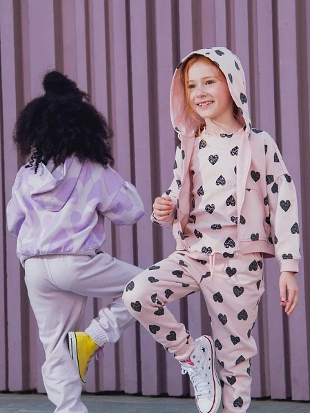 Παιδικό Παντελόνι Φόρμας για Κορίτσια Lilac Jogger