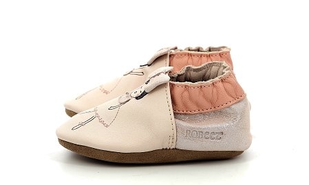 Βρεφικά Παντοφλάκια Αγκαλιάς Robeez Pink Ballerina