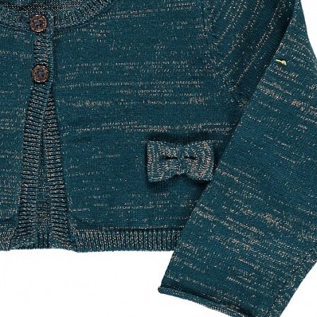 Βρεφική Ζακέτα για Κορίτσια Two Toned Knit