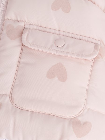 Βρεφικό Μπουφάν για Κορίτσια Fluffy Hearts