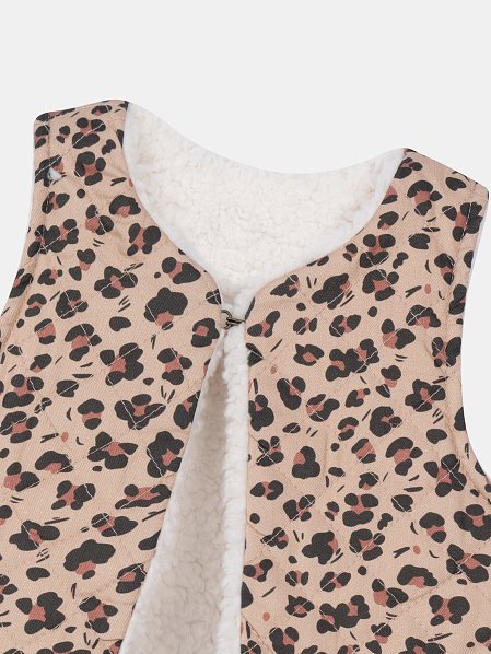 Βρεφικό Γιλέκο 2 σε 1 για Κορίτσια Fluffy Vest