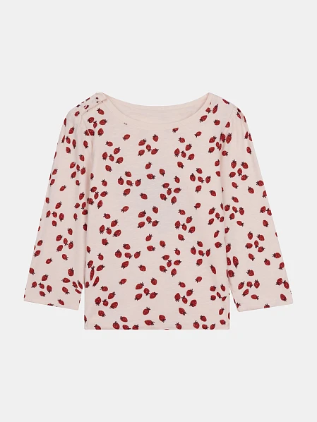 Βρεφική Μπλούζα 2 σε 1 για Κορίτσια Sweet Strawberry