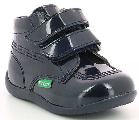 Βρεφικά Μποτάκια Kickers Billy Velk 2 για Αγόρια Shiny Navy (Μεγέθη 21-27)