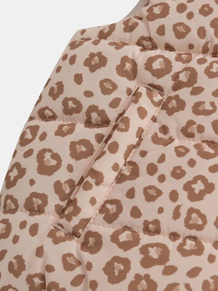 Βρεφικό Μπουφάν 2 σε 1 για Κορίτσια Leopard Blush