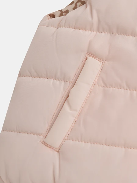 Βρεφικό Μπουφάν 2 σε 1 για Κορίτσια Leopard Blush