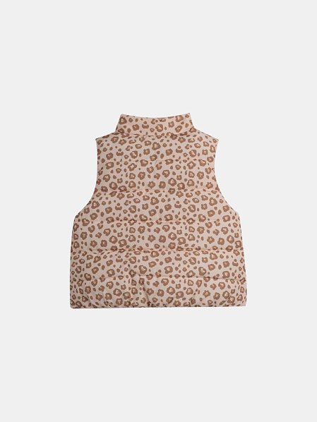 Βρεφικό Μπουφάν 2 σε 1 για Κορίτσια Leopard Blush