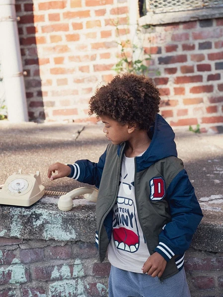 Παιδικό Μπουφάν για Αγόρια Varsity Khaki
