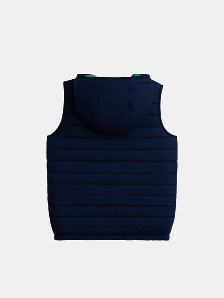 Παιδικό Αμάνικο Μπουφάν 2 σε 1 για Αγόρια Navy & Green
