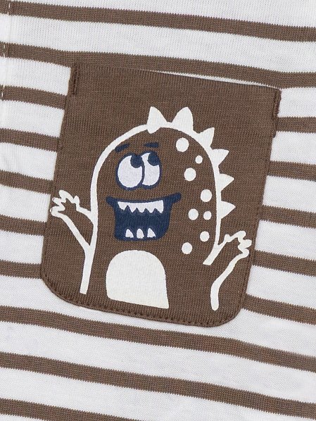 Βρεφική Μπλούζα για Αγόρια Monster Pocket