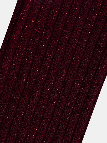Παιδικό Καλσόν για Κορίτσια Burgundy Sparkle
