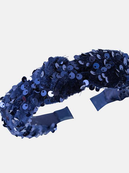 Παιδική Στέκα Μαλλιών Navy Sparkle