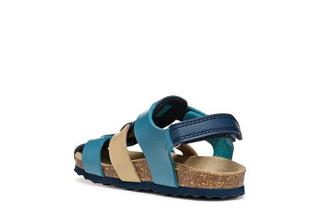 Βρεφικά Σανδάλια Geox Sandal Chalki για Αγόρια Blue (Μεγέθη 21-27)