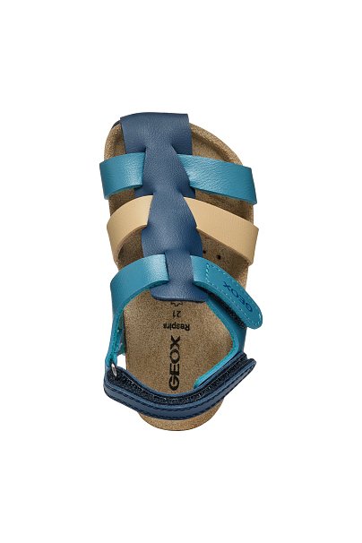 Βρεφικά Σανδάλια Geox Sandal Chalki για Αγόρια Blue (Μεγέθη 21-27)