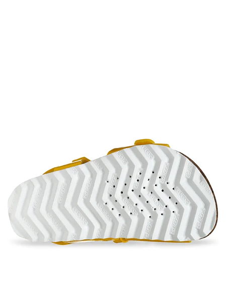 Βρεφικά Σανδάλια Geox Chalki για Κορίτσια Yellow Flower (Μεγέθη 22-27)