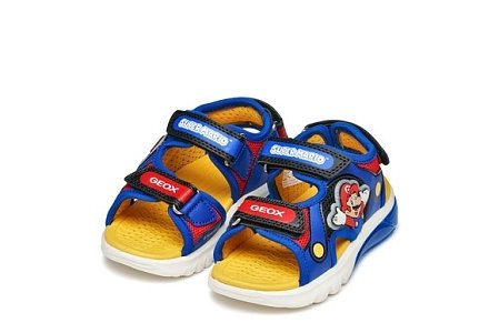 Παιδικά Σανδάλια Geox Ciberdron για Αγόρια Supermario (Μεγέθη 25-33)