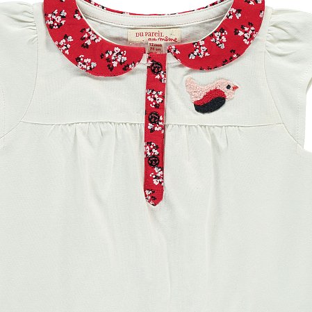 Βρεφική Μπλούζα για Κορίτσια Floral Birdie