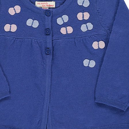 Βρεφική Ζακέτα για Κορίτσια Blue Butterflies