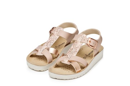 Παιδικά Σανδάλια Geox Costarei για Kορίτσια Light Pink/Rose Gold (Μεγέθη 25-36)