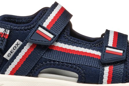 Παιδικά Σανδάλια Geox Airadyum για Αγόρια Navy/Red (Μεγέθη 28-36)