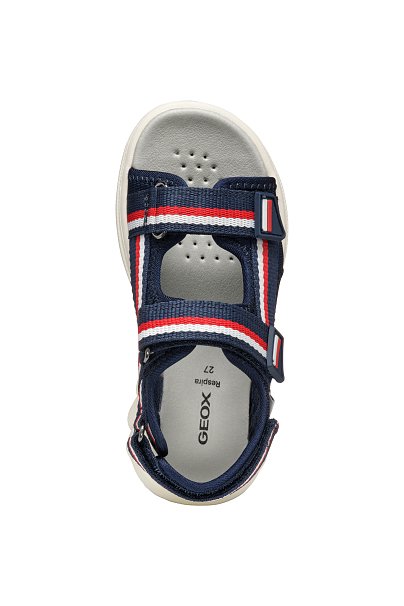 Παιδικά Σανδάλια Geox Airadyum για Αγόρια Navy/Red (Μεγέθη 28-36)
