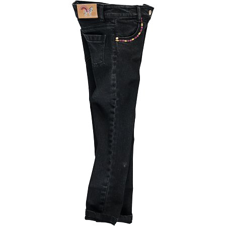 Παιδικό Παντελόνι για Κορίτσια Black Denim Tribal