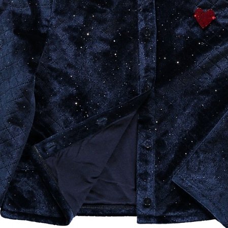 Παιδική Ζακέτα για Κορίτσια Navy Heart