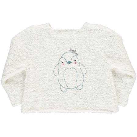 Βρεφική Ζακέτα για Κορίτσια Fuzzy Penguin